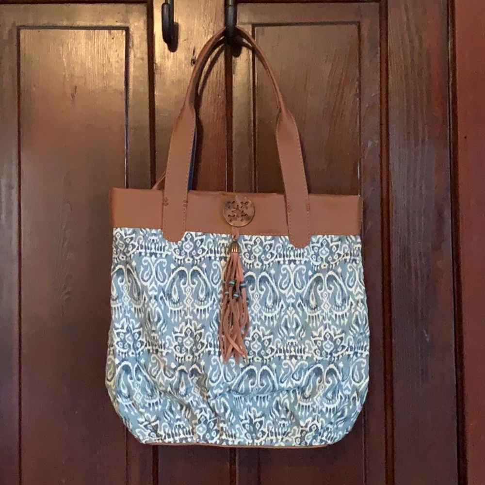 Lucky Brand boho shoulder bag with tassel